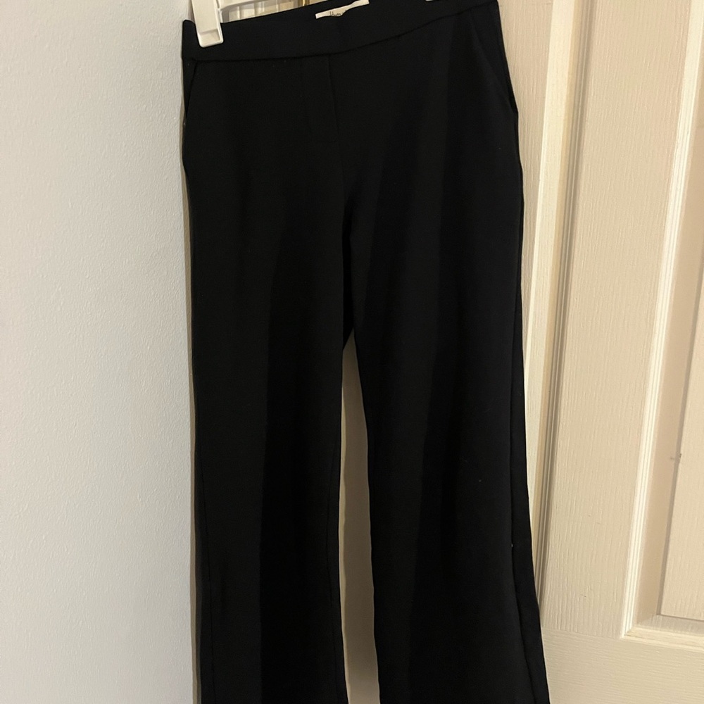 Black Wide Leg Pants with Relaxed Fit